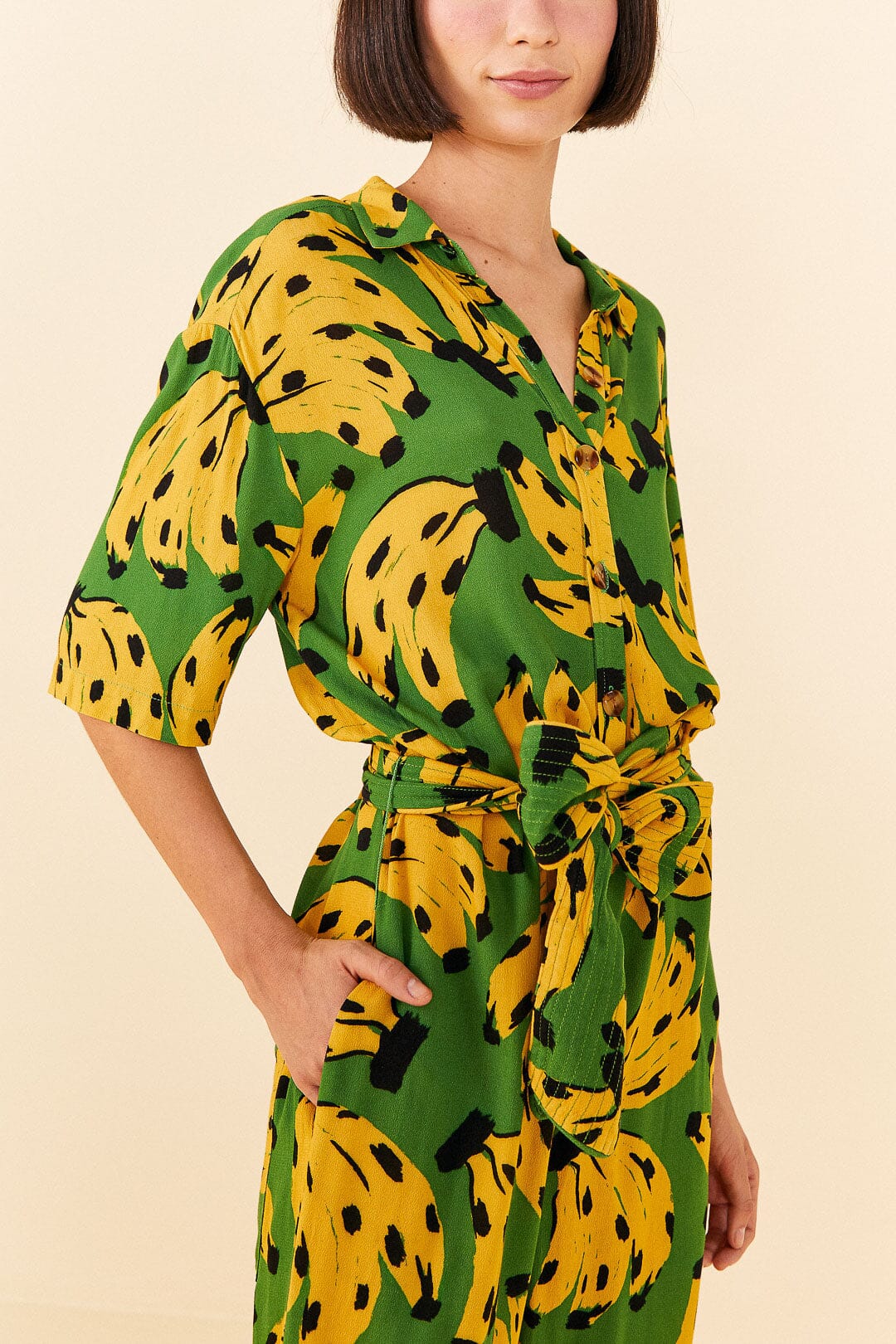 Green Bossa Banana Jumpsuit