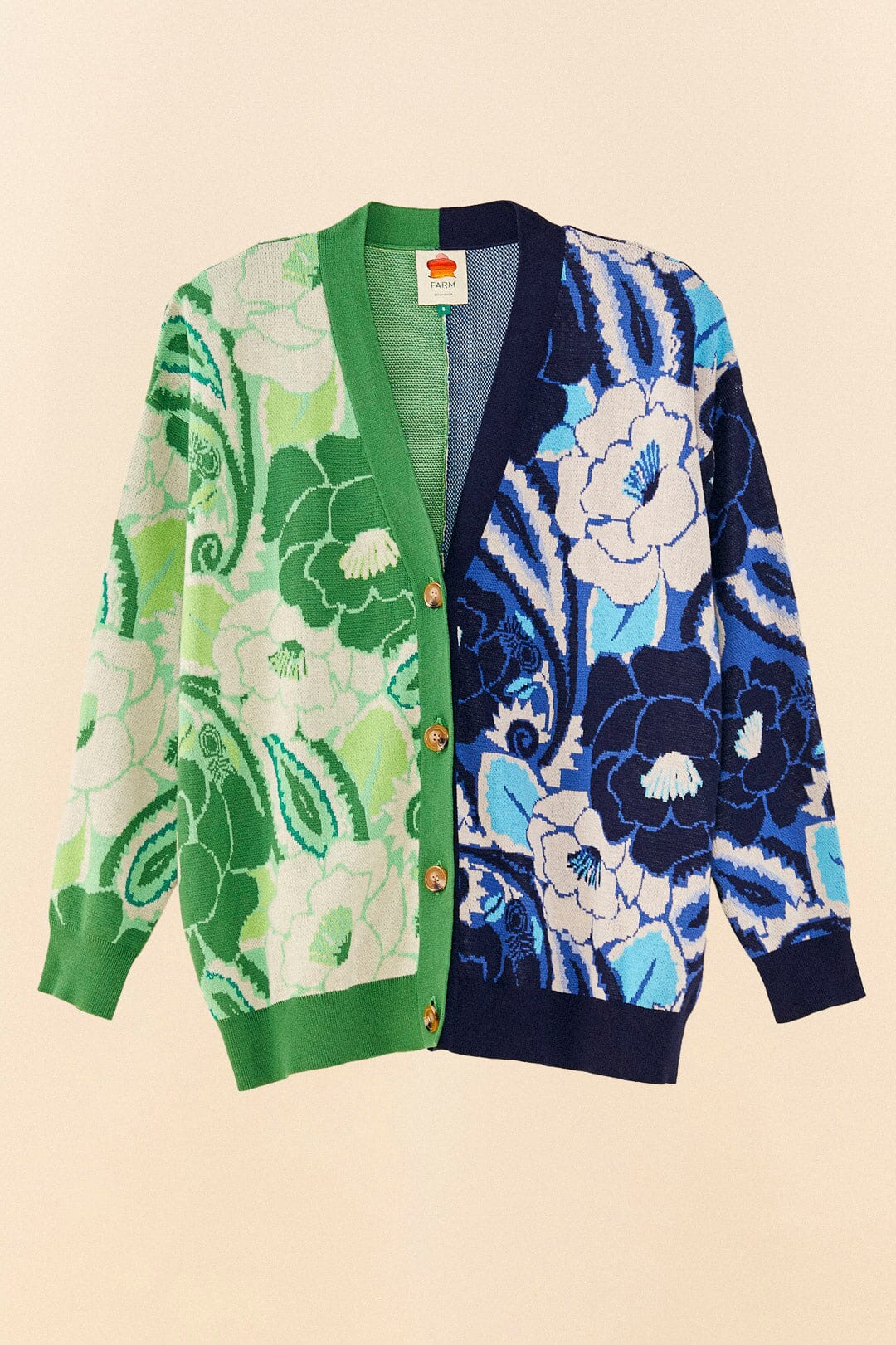 Tropical Groove Mixed Cardigan