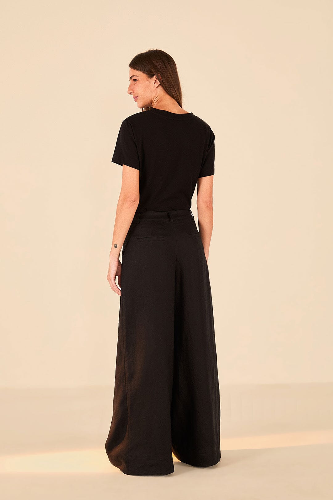 Black Low Waist Pants