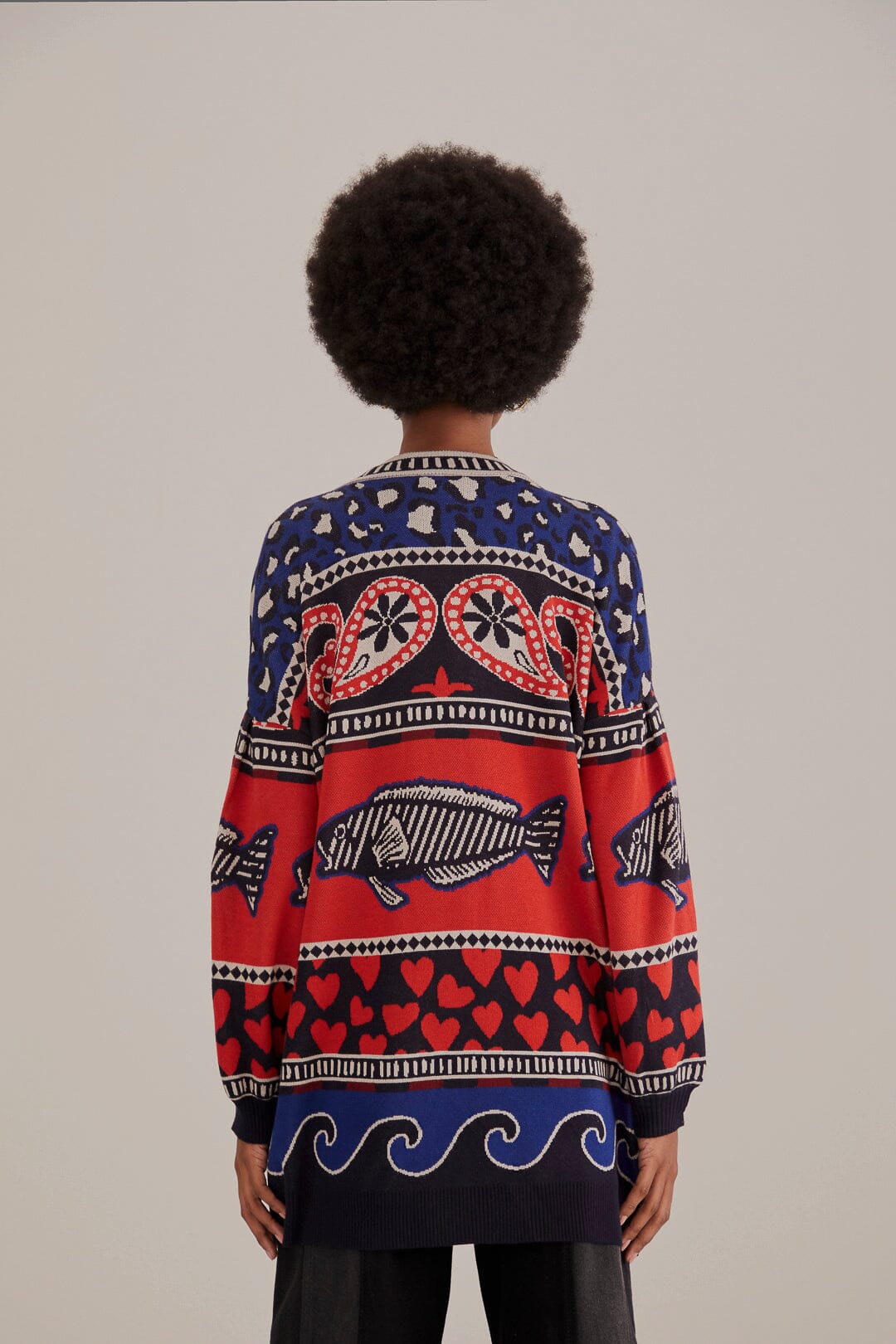 Knitting Pattern: Seamless Mock Neck Sweater, Boxy Cropped Fit