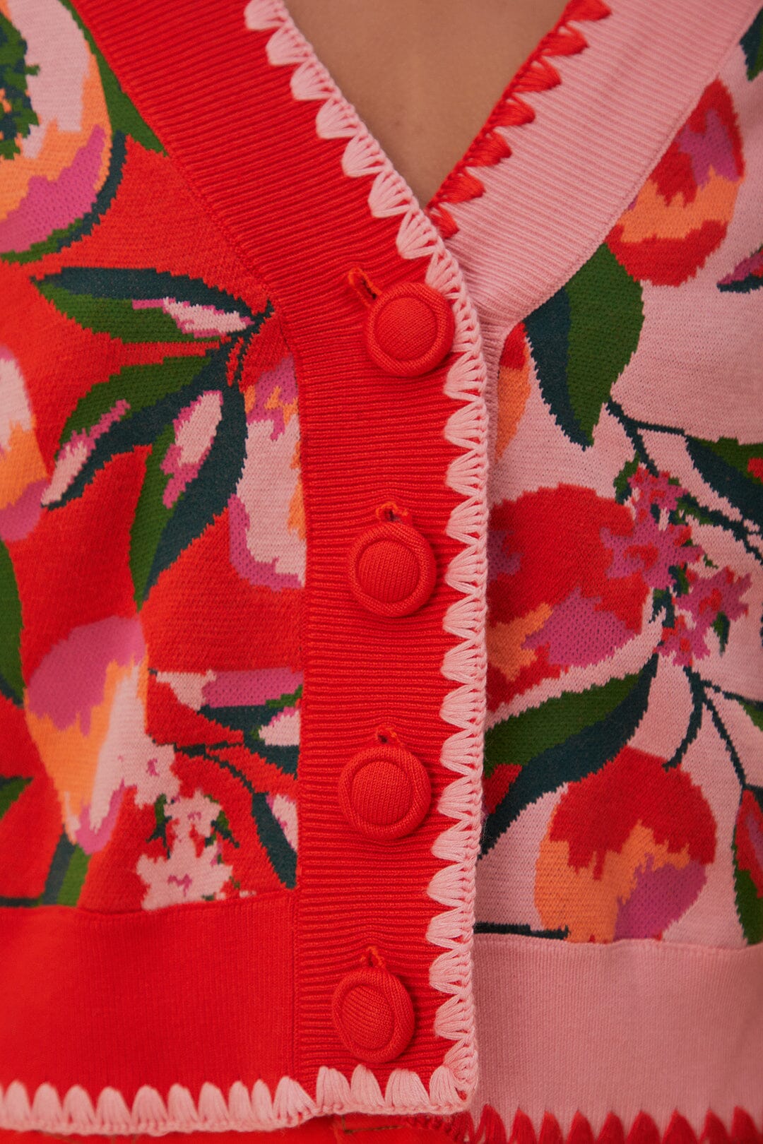 Navy Mixed Prints Knit Cardigan – FARM Rio
