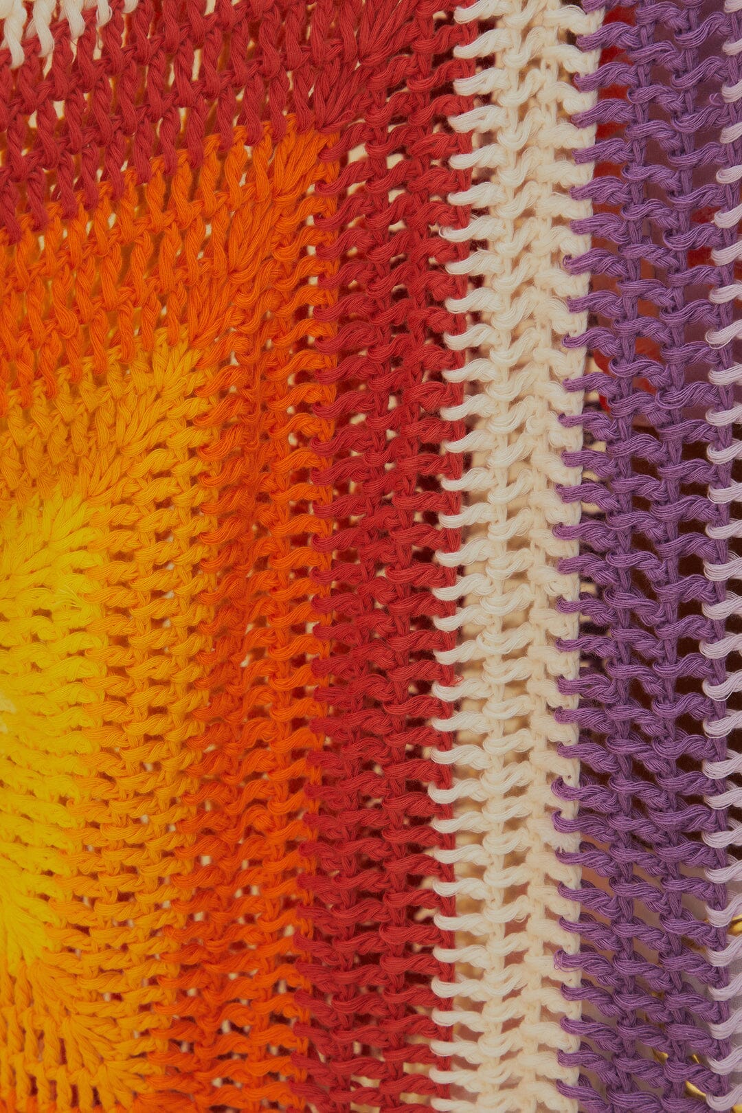 Sunset Crochet Square Kimono