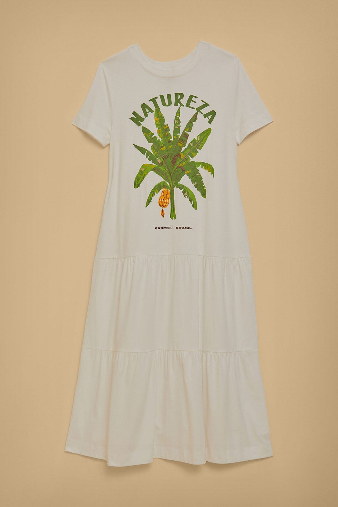 White Natureza Organic Cotton Maxi Dress