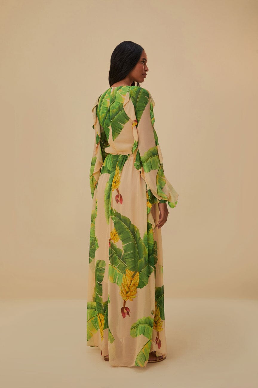 FRESH BANANAS MAXI DRESS