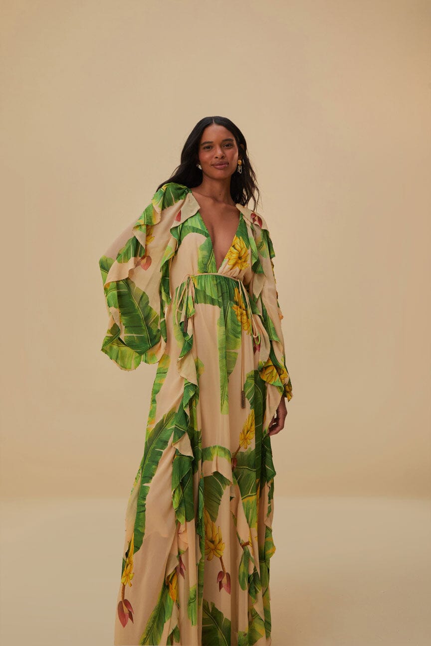 FRESH BANANAS MAXI DRESS