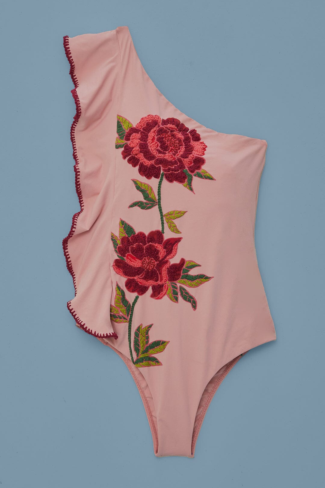 Rose Pink One-Piece Swimsuit