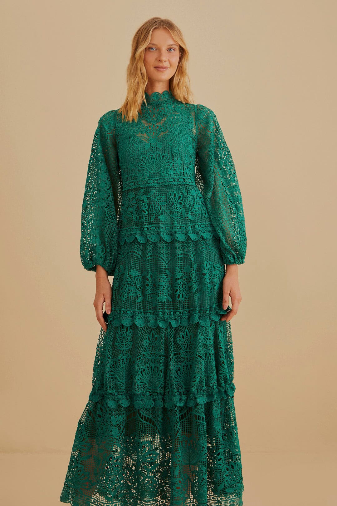 Holly Satin Maxi Dress in Dark Green | Baltic Born | Long sleeve bridesmaid  dress, Long green dress, Maxi dress green