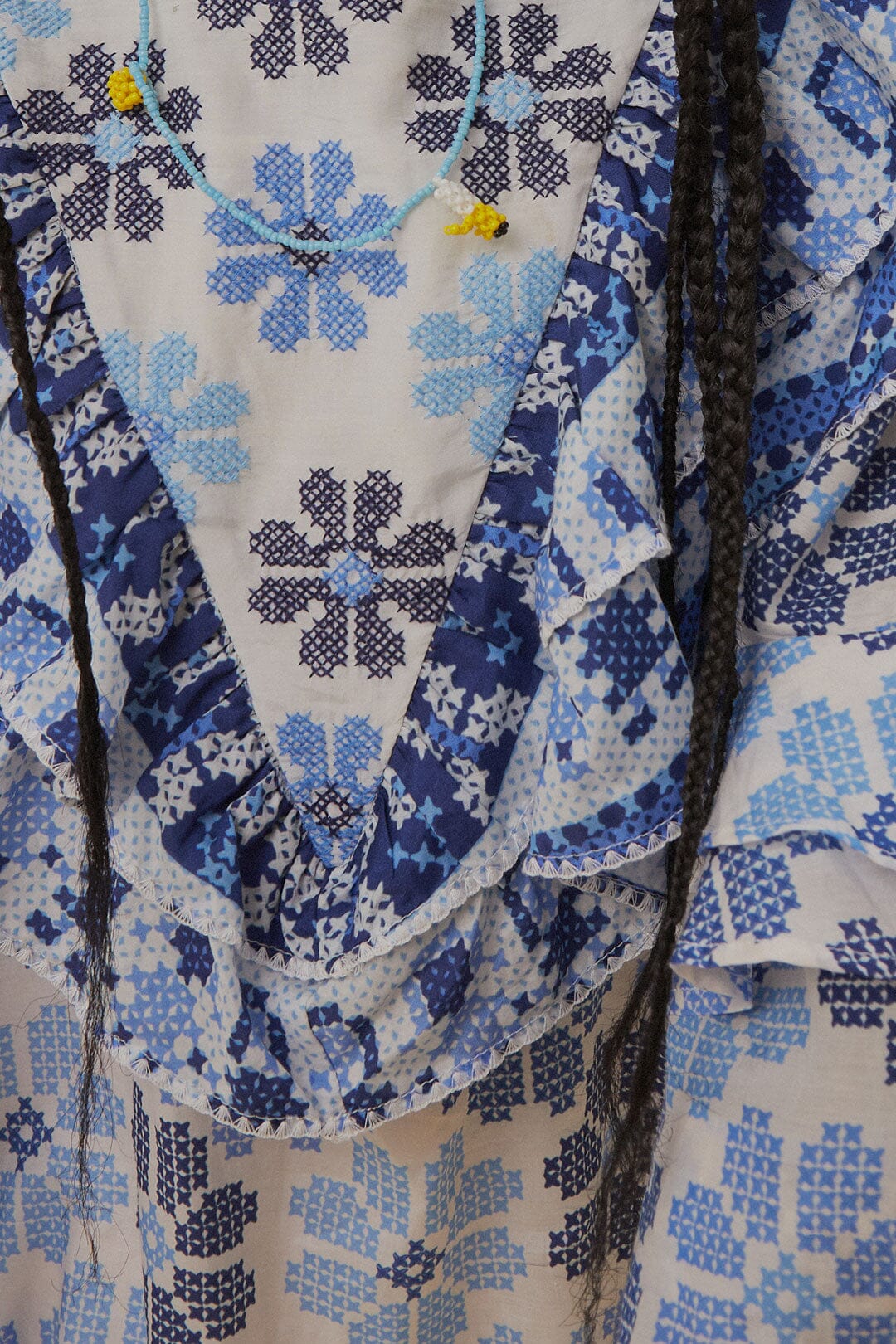 STITCHED FLOWERS CHILDRENS DRESS