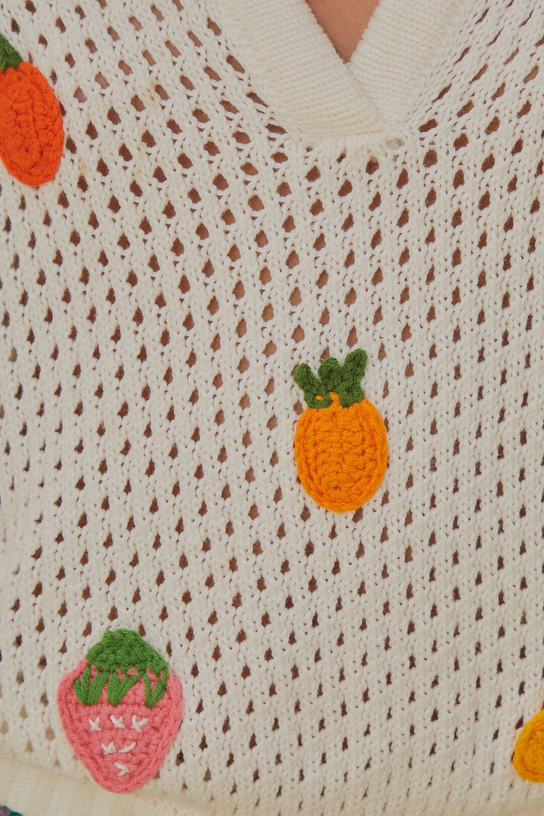 Crochet Fruit Kids Sweater
