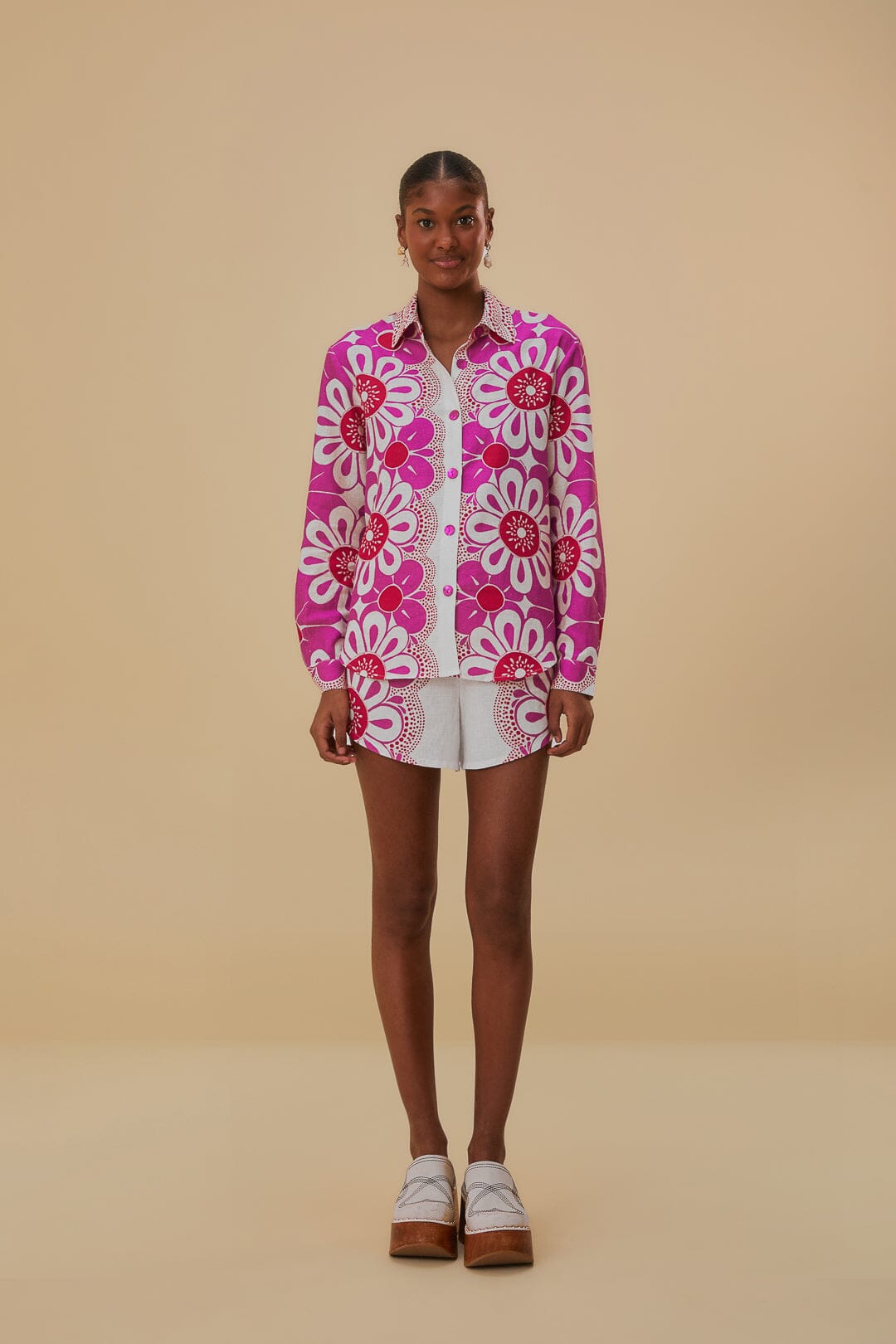 MAIA OFF WHITE SHORTS