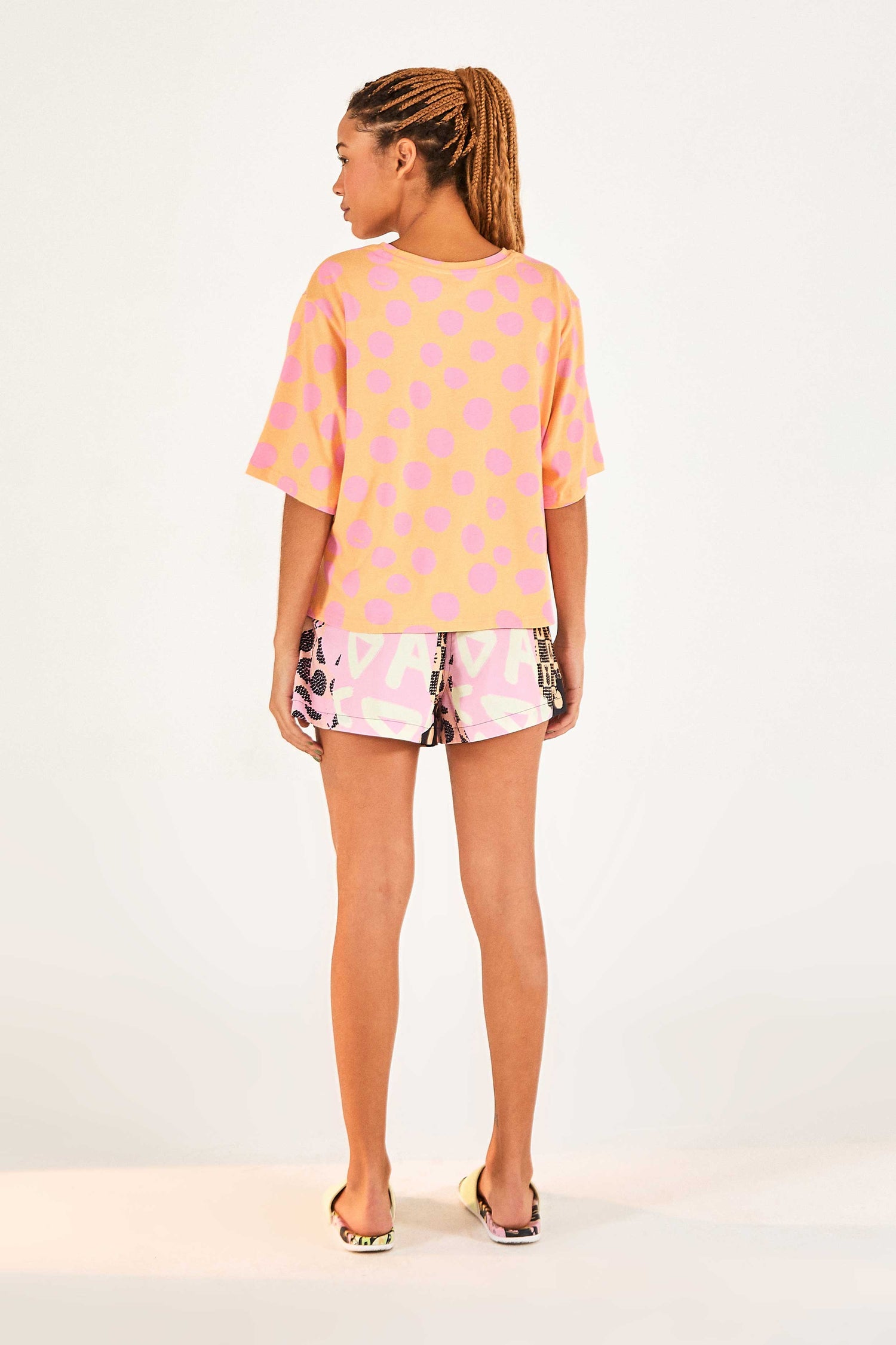 ADIDAS FARM TOTALLY NEW RIO T-SHIRT LIGHT PINK