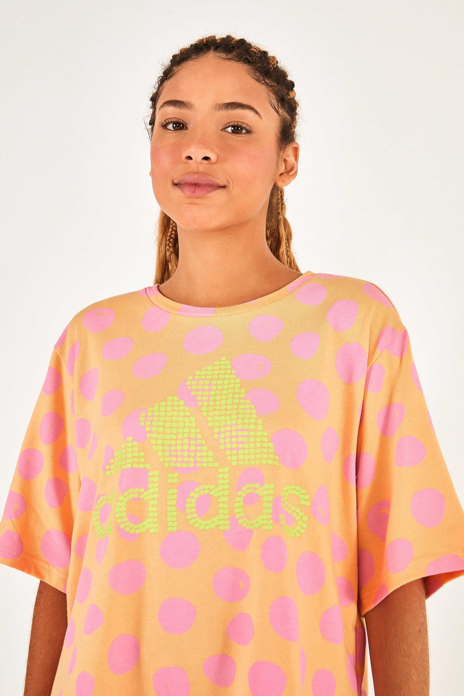 ADIDAS FARM TOTALLY NEW RIO T-SHIRT LIGHT PINK