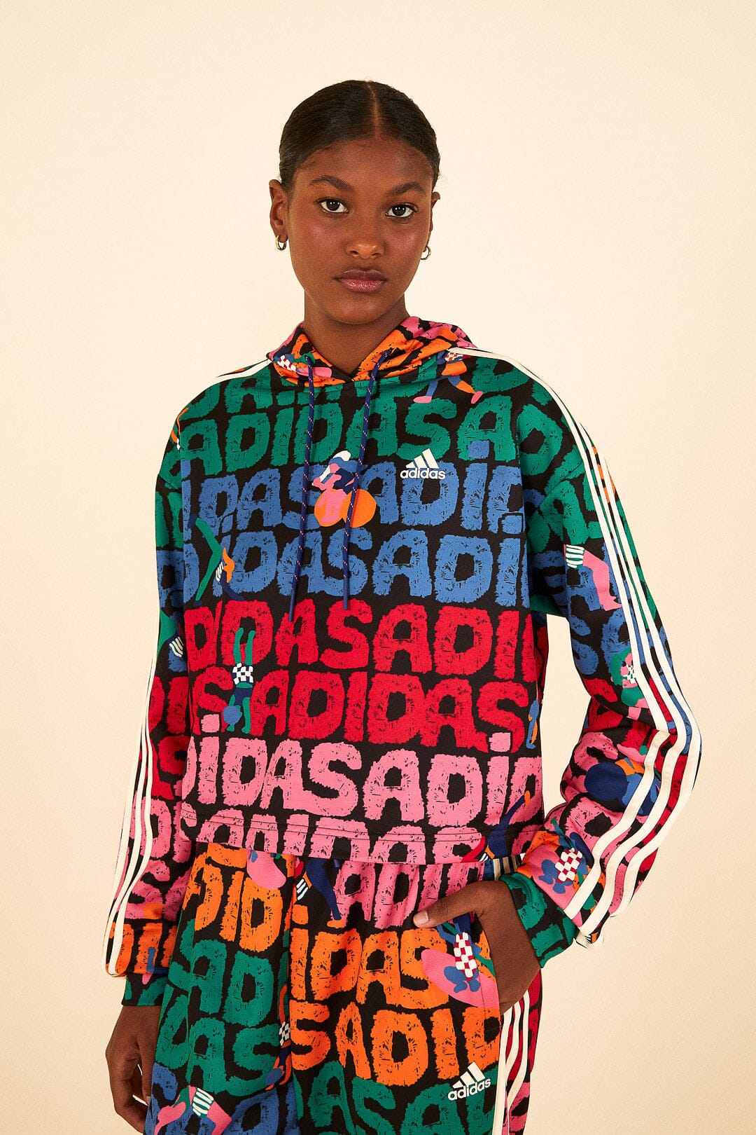 Adidas Farm Hoodie Black – FARM Rio - Main Image