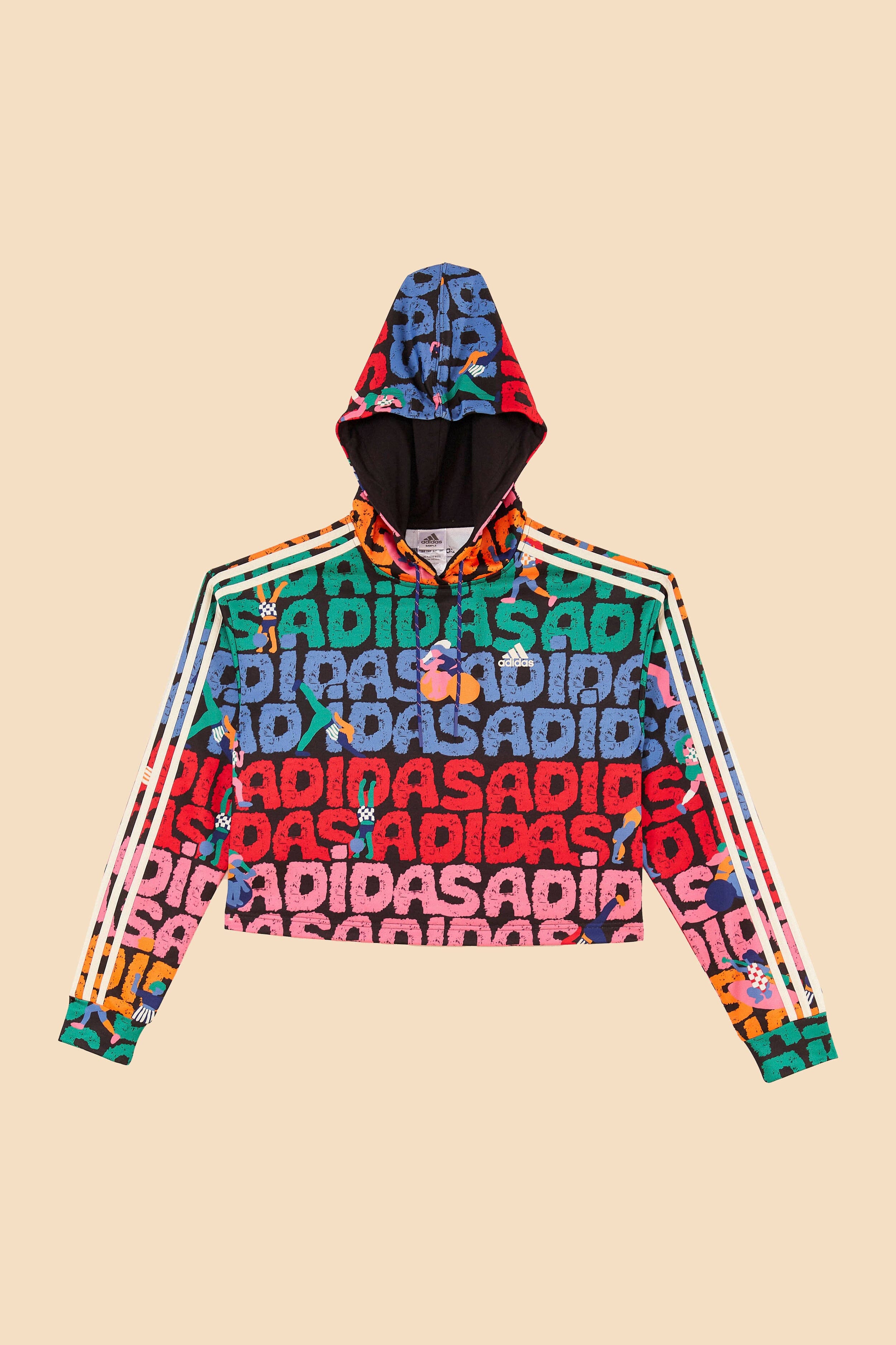 Adidas 2024 hoodie rainbow